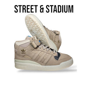 Men's Adidas Forum Mid, size 9 GRAY/Sesame